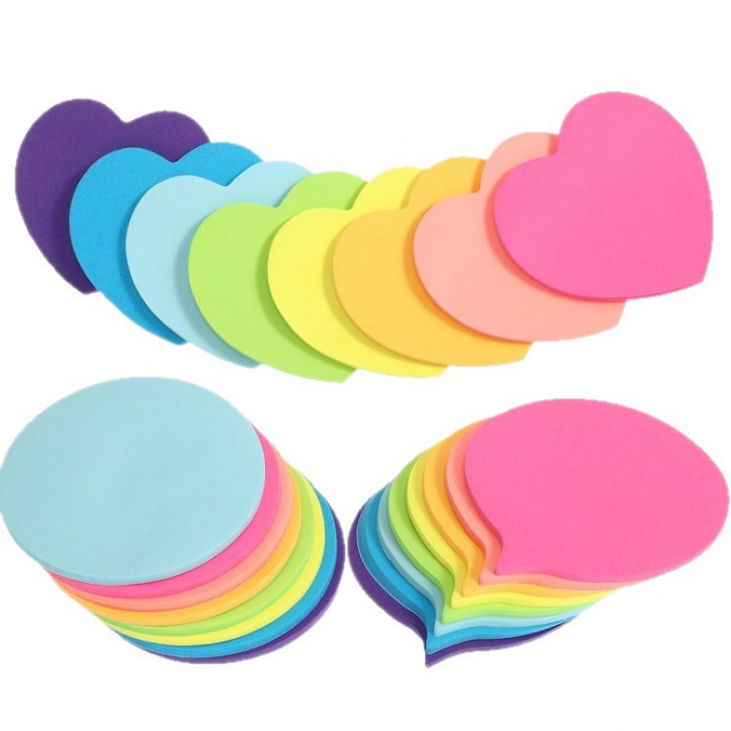 Total Stationery & Office Supply - Blocco note a forma di cuore