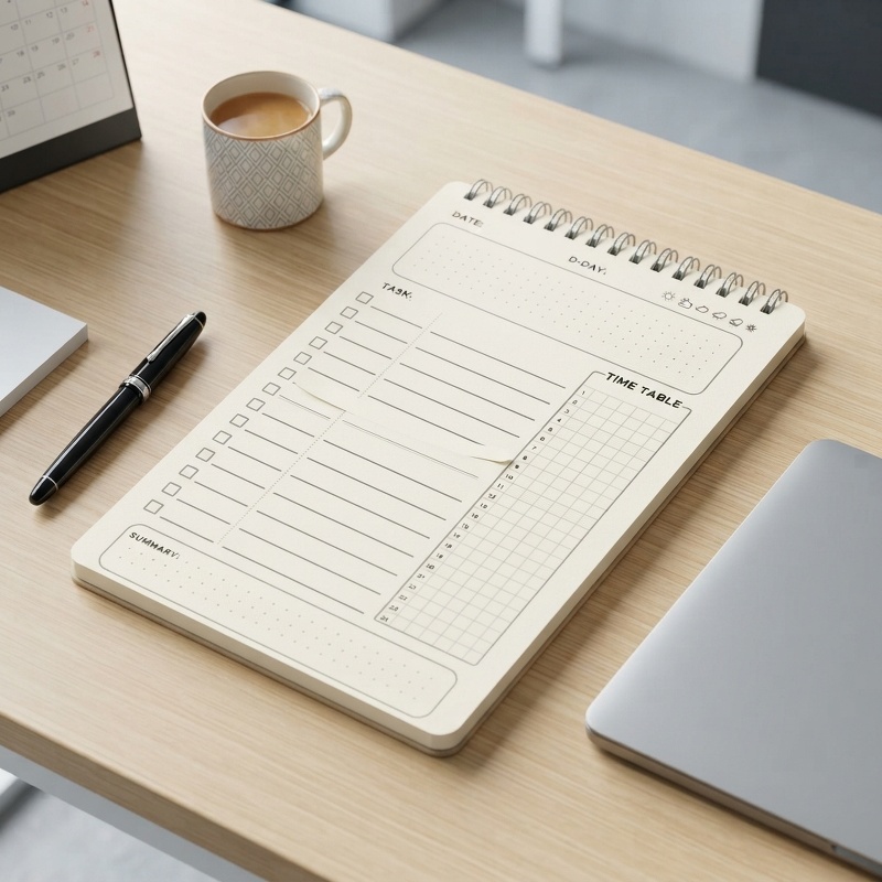 1 pz Agenda Planner a Spirale  - Office Stationery Supply List recensione e prezzo