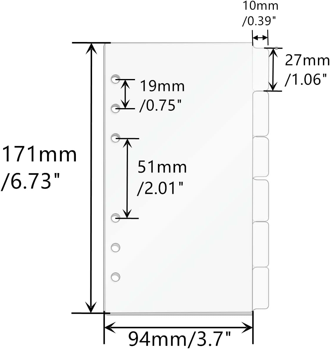 Divisori per raccoglitori A5/A - Index Tab Divider recensione e prezzo